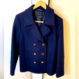 J. Crew Wool and Cashmere Andover Peacoat